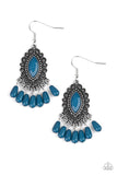 Paparazzi "Private Villa" Blue Earrings Paparazzi Jewelry