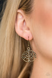 Paparazzi "Dream TREEHOUSE" Brass Earrings Paparazzi Jewelry