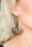 Paparazzi "Trading Post Trending" Brass Earrings Paparazzi Jewelry