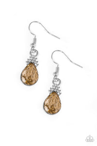 Paparazzi "5th Avenue Fireworks" Brown Earrings Paparazzi Jewelry