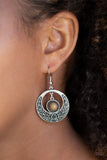 Paparazzi "Wandering Waikiki" Brown Earrings Paparazzi Jewelry