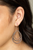 Paparazzi "Canyon Casual" Copper Earrings Paparazzi Jewelry