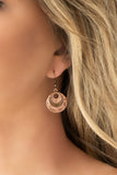 Paparazzi "Hard CACHE" Copper Earrings Paparazzi Jewelry