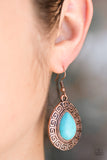 Paparazzi "Tribal Tango" Copper Earrings Paparazzi Jewelry