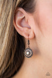 Paparazzi "Badlands Buttercup" Copper Earrings Paparazzi Jewelry