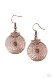 Paparazzi "Lily Of The Nile" Copper Earrings Paparazzi Jewelry