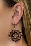 Paparazzi VINTAGE VAULT "Malibu Musical" Copper Earrings Paparazzi Jewelry