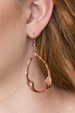 Paparazzi VINTAGE VAULT "Twist Me Round" Copper Earrings Paparazzi Jewelry