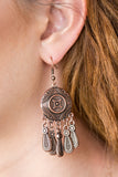 Paparazzi "Whimsical Wind Chimes" Copper Earrings Paparazzi Jewelry