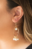 Paparazzi "New York Attraction" Gold Earrings Paparazzi Jewelry