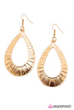 Paparazzi "Get a Grip" Gold Earrings Paparazzi Jewelry