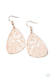 Paparazzi "Time To LEAF" Rose Gold Earrings Paparazzi Jewelry
