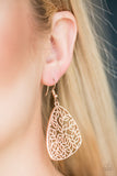 Paparazzi "Time To LEAF" Rose Gold Earrings Paparazzi Jewelry