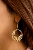 Paparazzi "Grapevine Glamorous" Gold Earrings Paparazzi Jewelry