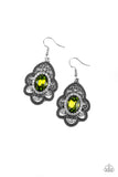 Paparazzi "Reign Supreme" Green Earrings Paparazzi Jewelry