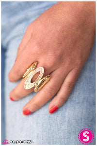 Paparazzi "Trilogy - Gold" ring Paparazzi Jewelry