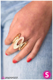 Paparazzi "Trilogy - Gold" ring Paparazzi Jewelry