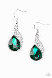 Paparazzi "Easy Elegance" Green Earrings Paparazzi Jewelry