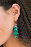 Paparazzi "Fabulously Flamenco" FASHION FIX Green Earrings Paparazzi Jewelry
