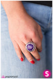 Paparazzi "It Must Be Fate - Purple " ring Paparazzi Jewelry