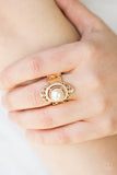 Paparazzi "Pearl Posh" Gold Ring Paparazzi Jewelry