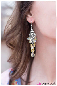 Paparazzi "Make A Splash" Yellow Earrings Paparazzi Jewelry