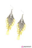 Paparazzi "Make A Splash" Yellow Earrings Paparazzi Jewelry