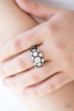 Paparazzi "Billion Dollar Bombshell" Black Ring Paparazzi Jewelry