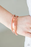 Paparazzi VINTAGE VAULT "Pay A Hefty SHINE" Copper Bracelet Paparazzi Jewelry