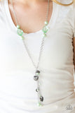 Paparazzi VINTAGE VAULT "Heart-Stopping Harmony" Green Necklace & Earring Set Paparazzi Jewelry