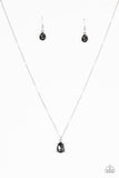 Paparazzi "Classy Classicist" Silver Necklace & Earring Set Paparazzi Jewelry