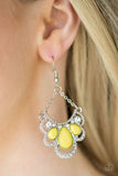 Paparazzi "Caribbean Royalty" Yellow Earrings Paparazzi Jewelry