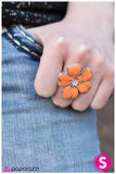 Paparazzi "Fruit Of The Bloom" Orange Ring Paparazzi Jewelry