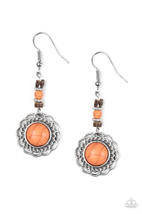 Paparazzi "Desert Bliss" Orange Earrings Paparazzi Jewelry