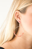 Paparazzi "Stone Spa" Orange Earrings Paparazzi Jewelry