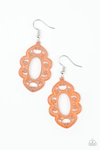 Paparazzi "Mantras and Mandalas" Orange Earrings Paparazzi Jewelry