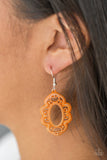 Paparazzi "Mantras and Mandalas" Orange Earrings Paparazzi Jewelry