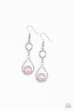 Paparazzi VINTAGE VAULT "Roll Out The Ritz" Pink Earrings Paparazzi Jewelry