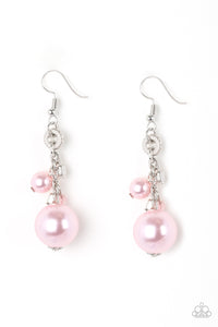 Paparazzi "Timelessly Traditional" Pink Earrings Paparazzi Jewelry
