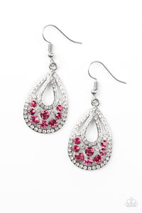 Paparazzi "Sparkling Stardom" Pink Earrings Paparazzi Jewelry