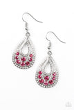 Paparazzi "Sparkling Stardom" Pink Earrings Paparazzi Jewelry