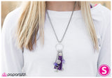 Paparazzi "On The Outskirts - Purple" necklace Paparazzi Jewelry