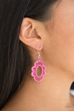 Paparazzi VINTAGE VAULT "Mantras and Mandalas" Pink Earrings Paparazzi Jewelry