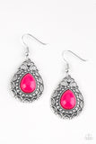 Paparazzi "Flirty Finesse" Pink Earrings Paparazzi Jewelry