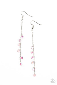 Paparazzi "Extended Eloquence" Pink Earrings Paparazzi Jewelry