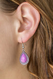 Paparazzi "Summer Vacay" Purple Earrings Paparazzi Jewelry