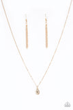 Paparazzi "Live For Love" Gold Necklace & Earring Set Paparazzi Jewelry
