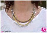 Paparazzi "Bar None" Yellow Necklace & Earring Set Paparazzi Jewelry