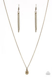 Paparazzi "Live For Love" Brass Necklace & Earring Set Paparazzi Jewelry