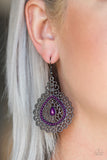 Paparazzi "Carnival Courtesan" Purple Earrings Paparazzi Jewelry